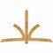 Ekena Millwork Davenport Rough Sawn Timber Gable Bracket, Western Red Cedar, 108"W x 68"H x 2"D x 6"F, 15/12 Pitch GBW108X68X0206DAV00RWR - alternate 1